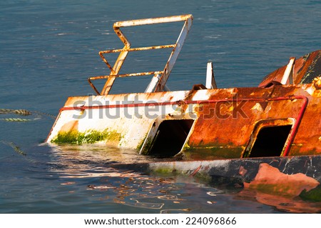 sunken ship