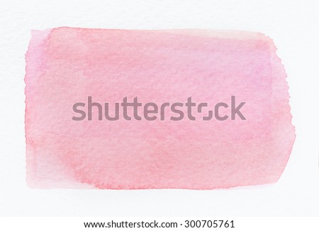 Pink wet Watercolor Wash. Watercolor Background. Ombre Watercolor.