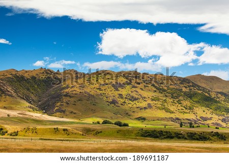 New Zealand landssape. beautiful world.