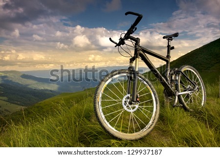 bike on the top