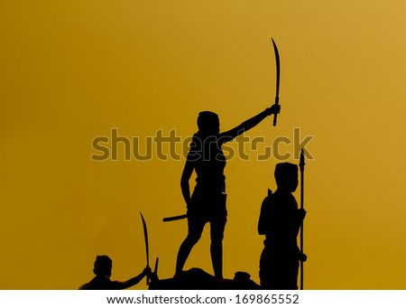 The ancient warriors of Thailand.