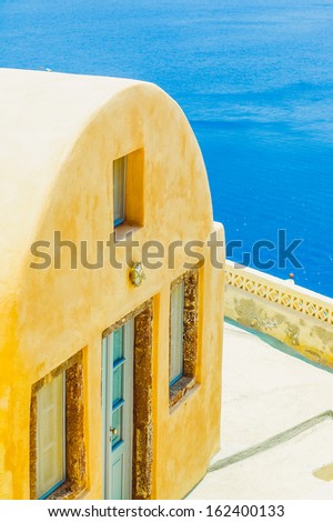 Cantorini, Sea, Greece, house on the rocks