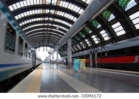 Milan Central railway station. Milan Central Station (in Italian, Stazione Centrale di Milano or Milano Centrale) is one of the main European railway stations.