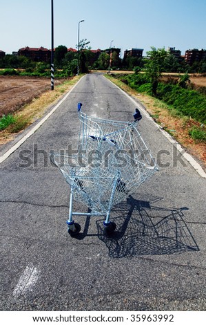 Broken Shopping Cart