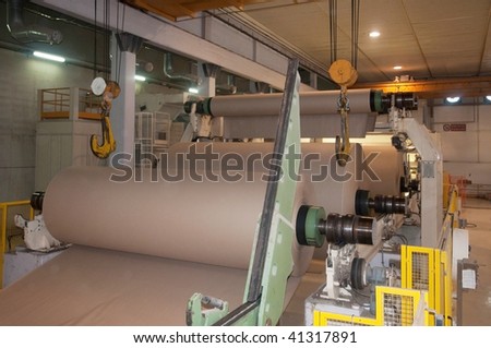 Paper and pulp mill - Fourdrinier Machine