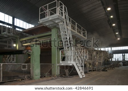 Paper and pulp mill plant - Fourdrinier Machine