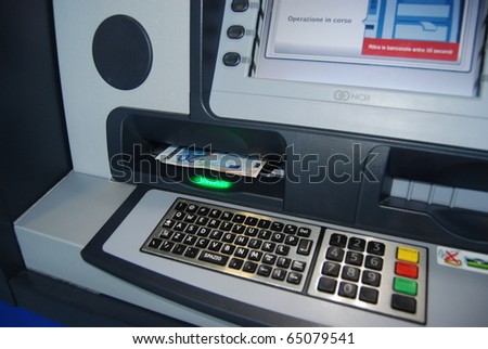 ATM, Automatic Teller Machine - Cash point, dispenser