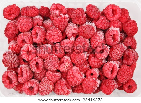 frozen raspberries