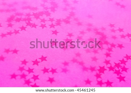 wallpaper stars pink. stock photo : Old pink holiday wallpaper with a stars
