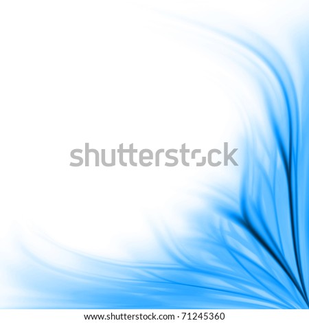 Free Stock on Fresh Blue Floral Border Background Isolated On White   Stock Photo