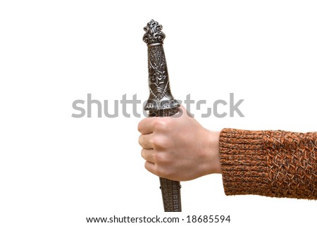 Hand Holding Dagger