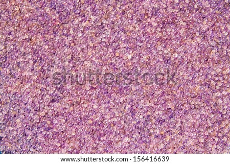 Purple moistness silica gel close up background .