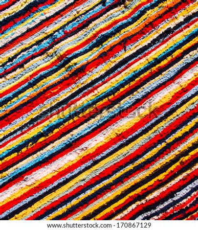 Colorful tribe line fabric background.
