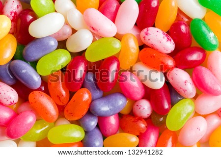 pattern of the jelly beans