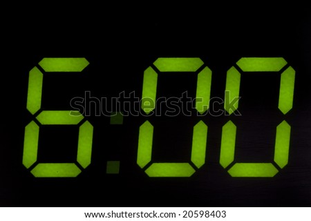 photo of digital clock