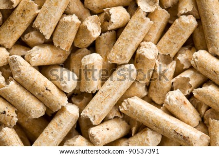 the wooden pellet .ecological heating