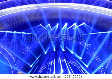 Special effects of stage lights background