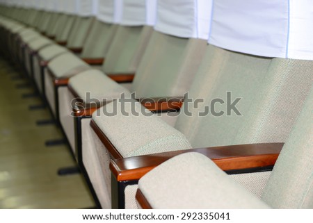 Neat chair in the meeting room