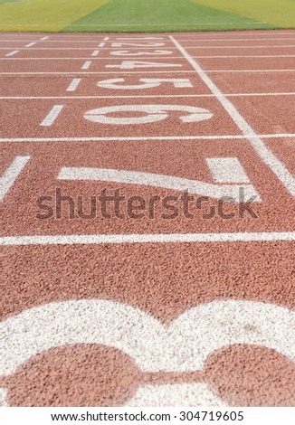 The runway the beautiful in track and field