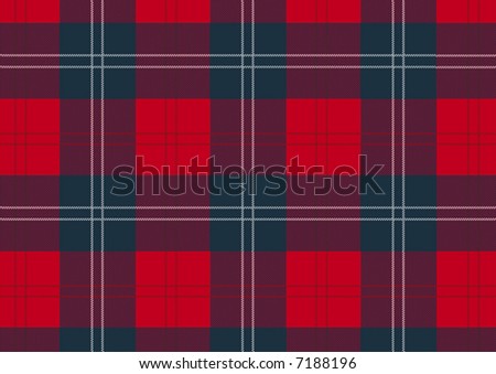 stock photo : Tartan fabric