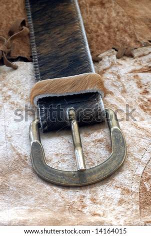 leather belt and hides