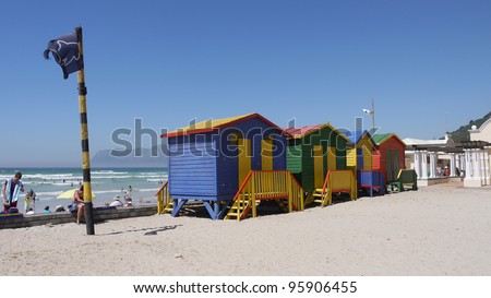 Muizenberg beach, False bay, South Africa