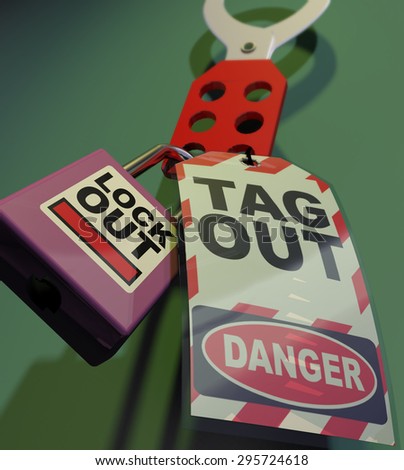 Lockout Tag out . Safety Measures used to secure equipment while under repair, inspection or out of service