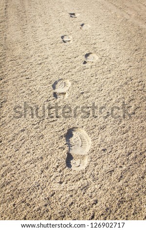 Footprints, Beach