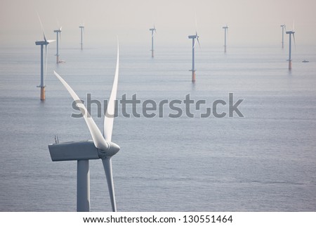 Offshore wind turbine farm