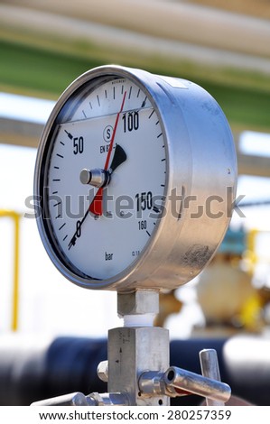 Dial pressure gauge