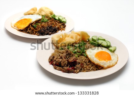 Fried Rice and Fried Noodle