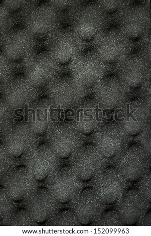 texture black material background with glitter. synthetic. foam. unusual.