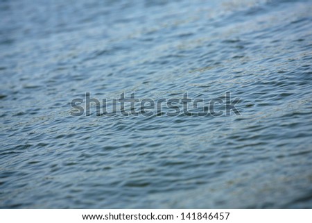 river water surface with waves, water surface background