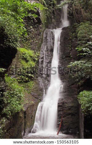 Silver Thread Falls in the Delaware Water Gap National Recreation Area in Pennsylvania