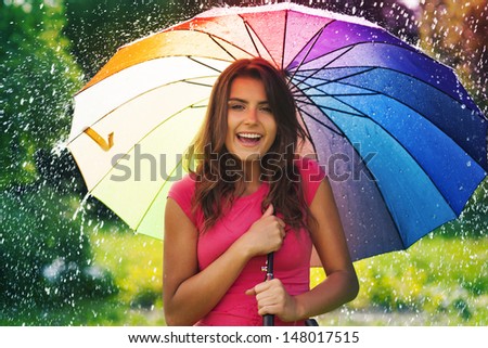 Funny time in summer rain