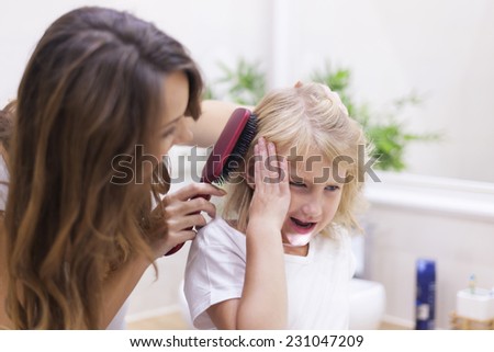 Mom stop! It hurts so much!