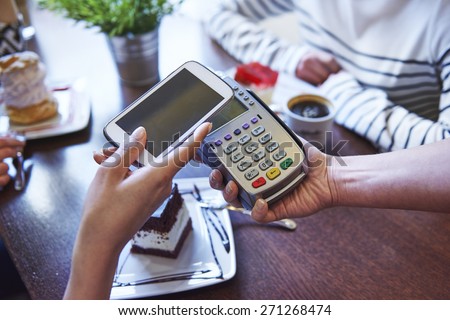 Paying for coffee by mobile phone