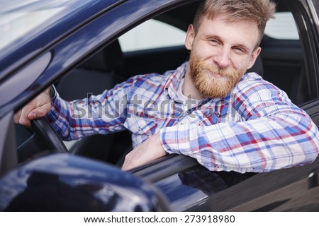 He is proud from first car