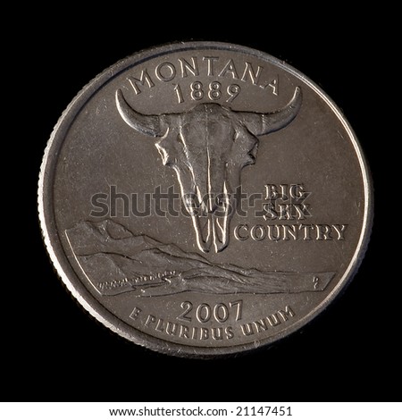 The quarter dollar from Montana