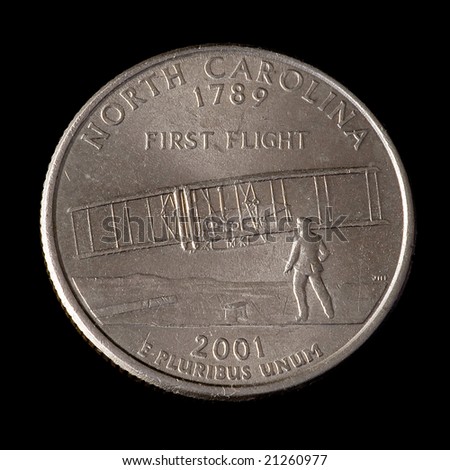 The quarter dollar from North Carolina