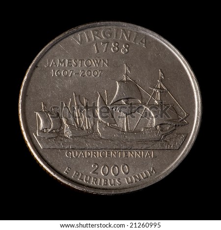 The quarter dollar from Virginia
