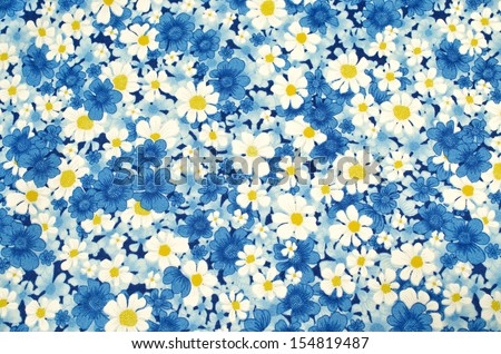 pattern flower on cloth fabric  for business