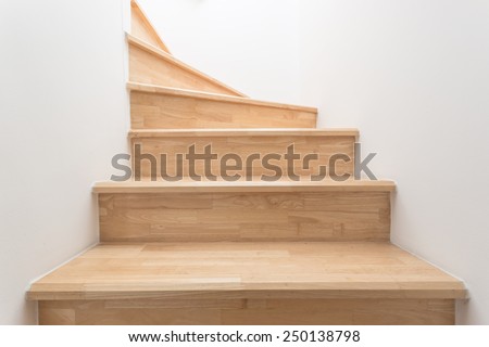 Wood stairs, interior