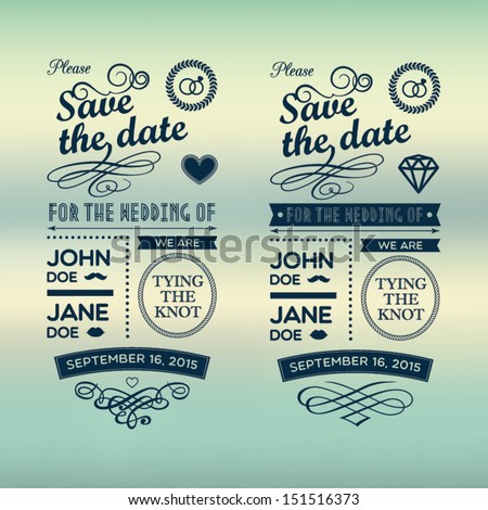 Wedding invitations badges Wedding invitations badges