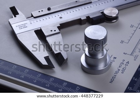 vernier caliper measuring