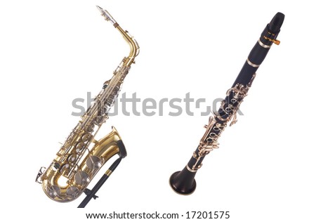 clarinet and saxophone