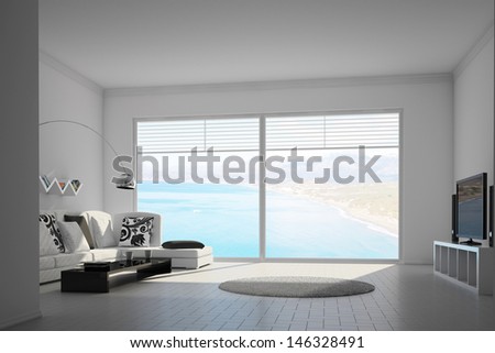 Interior with ocean view