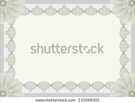 Corporate <strong>Stock Certificates</strong> Blank stock certificate template