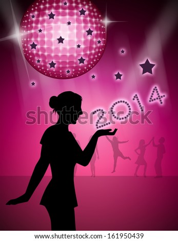 disco party for New Year