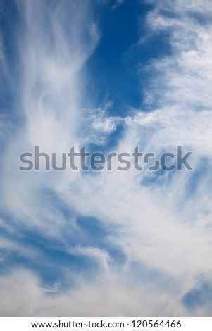 windy sky background. cloudscape